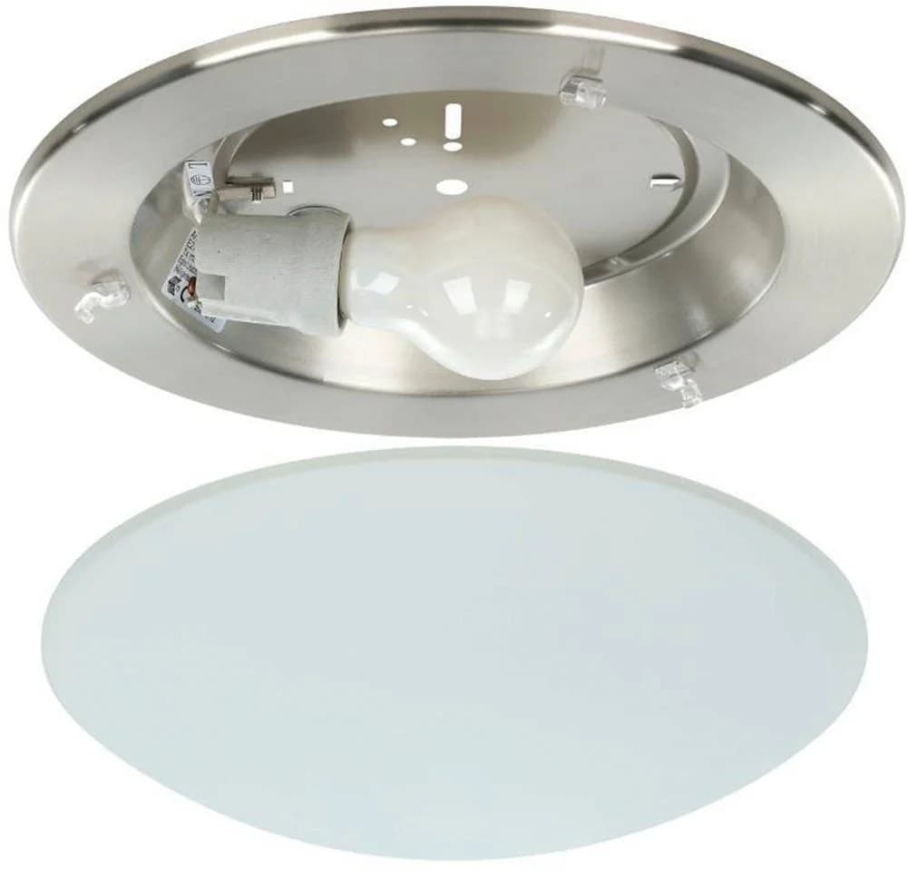 EGLO PLANET Deckenleuchte Silber Weiß Glas E27 - Bild 4
