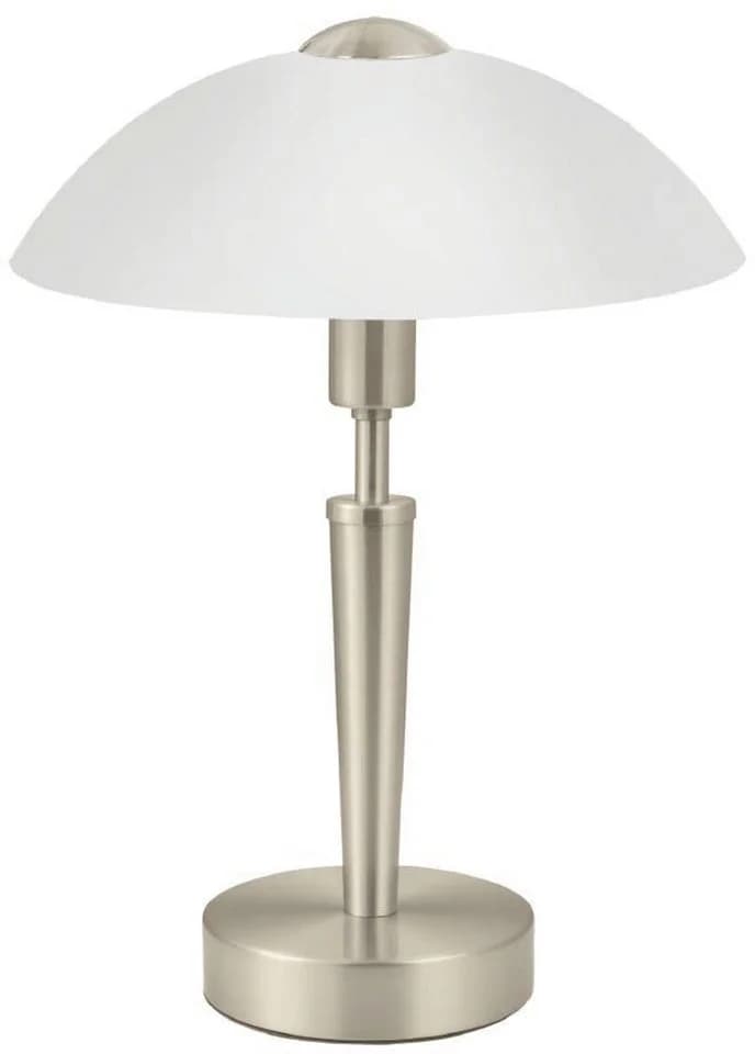 EGLO Tischleuchte SOLO 1 Weiß/Nickel Touch Dimmbar - Bild 4
