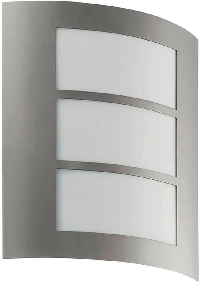 EGLO Wandleuchte City Außenbeleuchtung Silber E27 IP44 - Bild 3