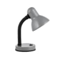 EGLO Tischleuchte BASIC Silber Wippschalter E27 Fassung Bild 3