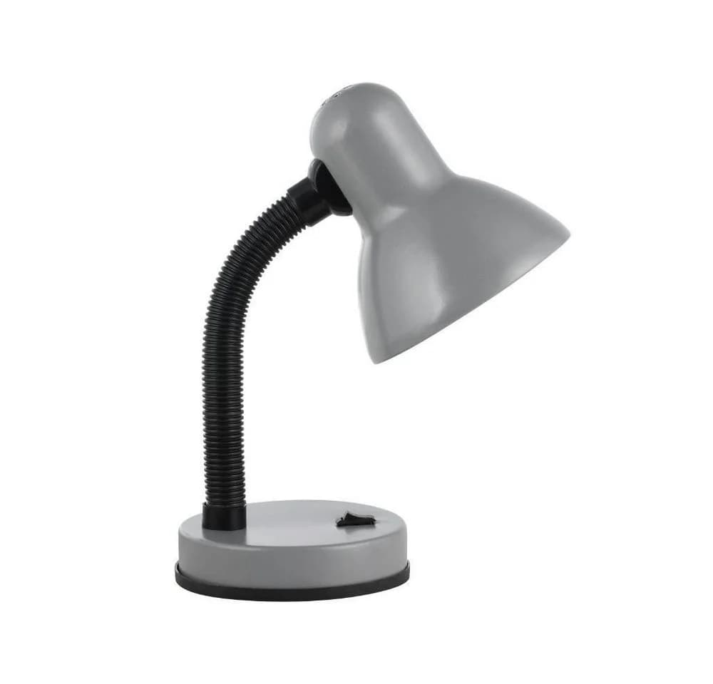 EGLO Tischleuchte BASIC Silber Wippschalter E27 Fassung - Bild 3