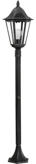 EGLO Stehlampe Navedo - Außensteher Schwarz/Silber-Patina Bild 3