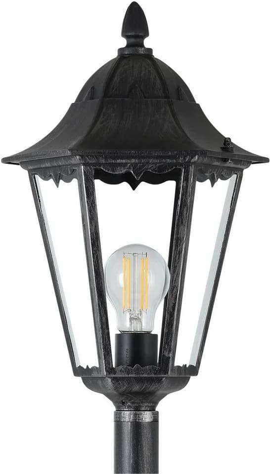 EGLO Stehlampe Navedo - Außensteher Schwarz/Silber-Patina - Bild 4
