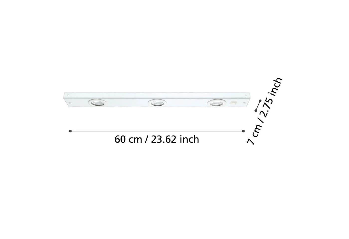 Eglo Unterbauleuchte Kob LED mit Schalter, weiß - Bild 3