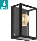 EGLO Außen-Wandleuchte ALAMONTE 1 Schwarz E27 IP44 Bild 2