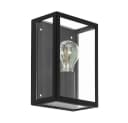 EGLO Außen-Wandleuchte ALAMONTE 1 Schwarz E27 IP44 Bild 3