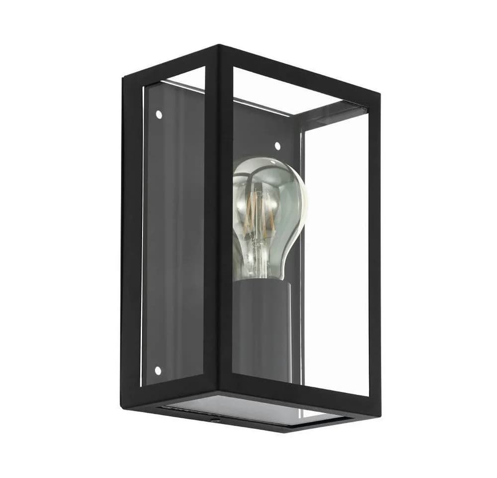 EGLO Außen-Wandleuchte ALAMONTE 1 Schwarz E27 IP44 - Bild 3