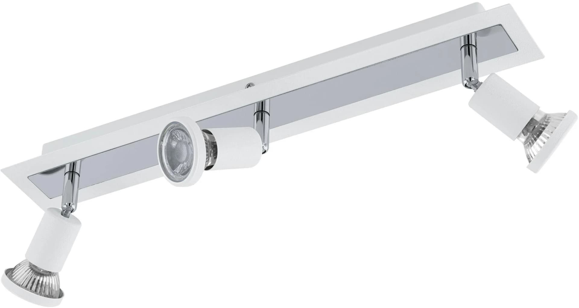 EGLO LED Deckenspots SARRIA Weiß Chrom 3 Leuchten