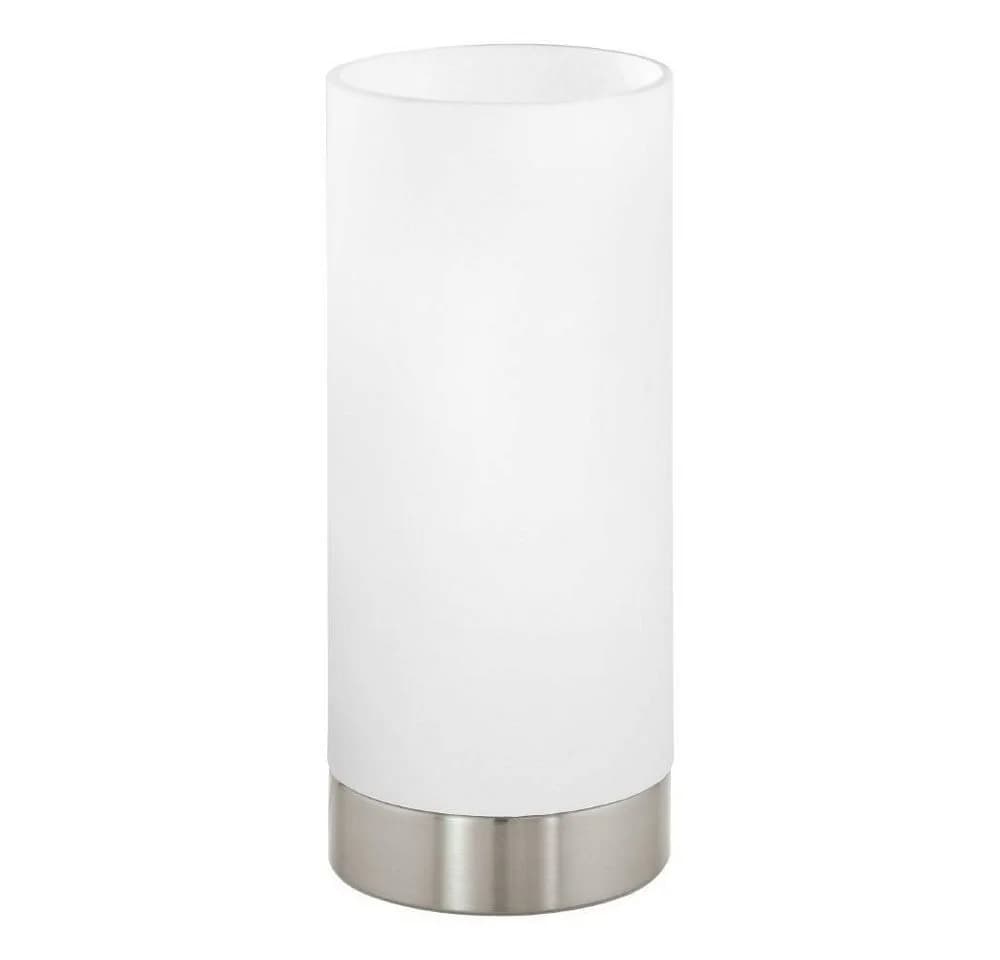 EGLO Tischleuchte DAMASCO 1 Weiß/Nickel E27 Schalter am Kabel - Bild 3