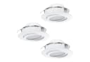 EGLO LED Einbauleuchte Pineda Weiß 3x4,9W inklusive Bild 2
