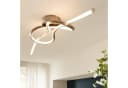 EGLO Deckenleuchte NOVAFELTRIA Weiß Nickelfarben LED Deckenlampe Bild 1