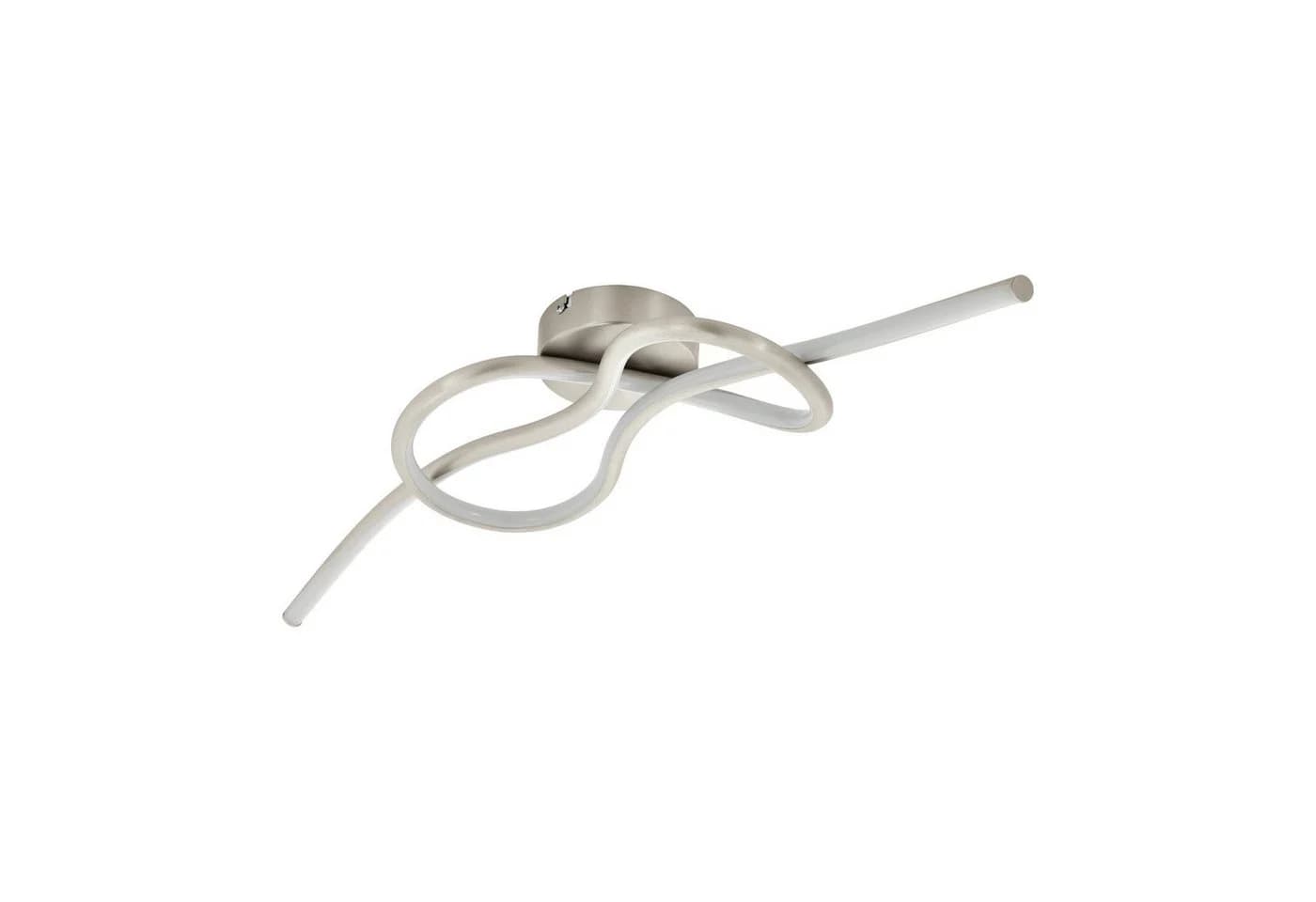 EGLO Deckenleuchte NOVAFELTRIA Weiß Nickelfarben LED Deckenlampe - Bild 2