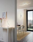EGLO Tischleuchte NOVAFELTRIA Weiß Nickel Modern LED Bild 3