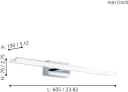 EGLO Spiegelleuchte TABIANO-C Smart Home LED mit Farbwechsel Bild 1