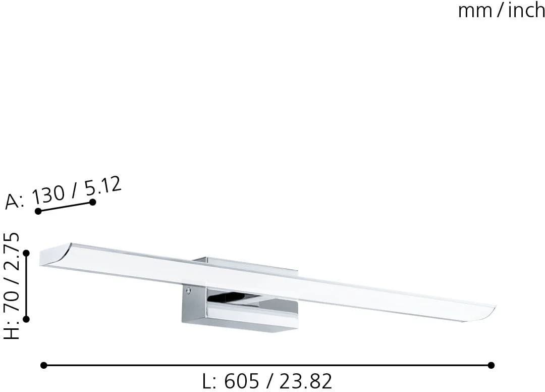 EGLO Spiegelleuchte TABIANO-C Smart Home LED mit Farbwechsel
