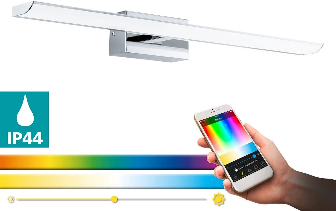 EGLO Spiegelleuchte TABIANO-C Smart Home LED mit Farbwechsel - Bild 3