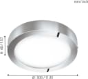 EGLO connect Fueva-C Deckenlampe rund 30 cm chrom Bild 3