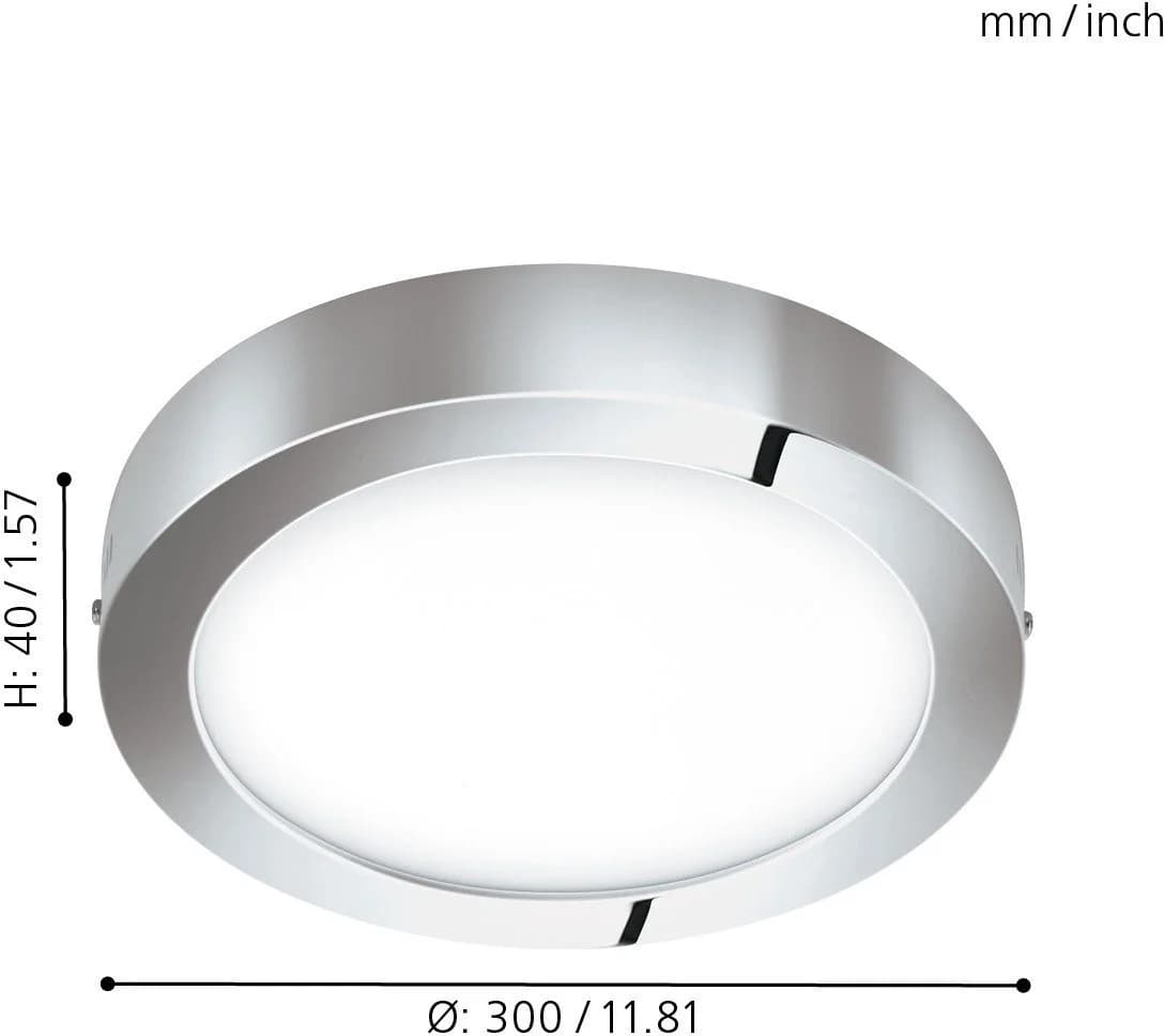EGLO connect Fueva-C Deckenlampe rund 30 cm chrom - Bild 3