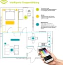 EGLO connect Fueva-C Deckenlampe rund 30 cm chrom Bild 5