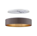 EGLO LED Deckenleuchte Maserlo Braun Textilschirm Bild 3