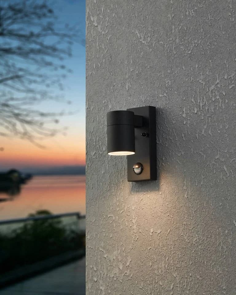 EGLO Wandleuchte Riga 5 Außen-Wandlampe Schwarz