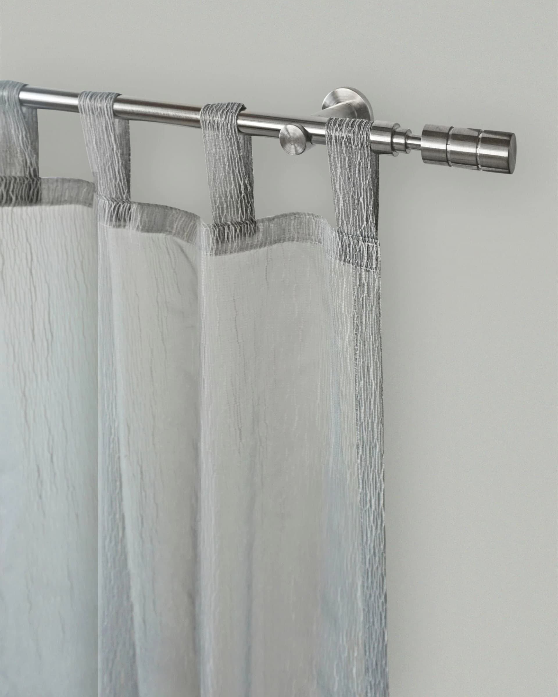 Gardinenstange GARESA Lisa Silber 160cm Wandmontage