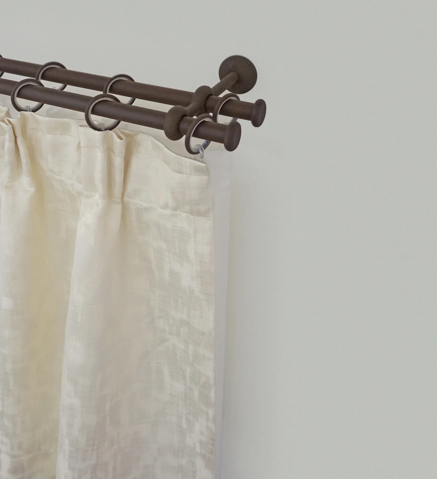 GARESA Gardinenstange Esperanca Rost 470cm Metall 2-läufig