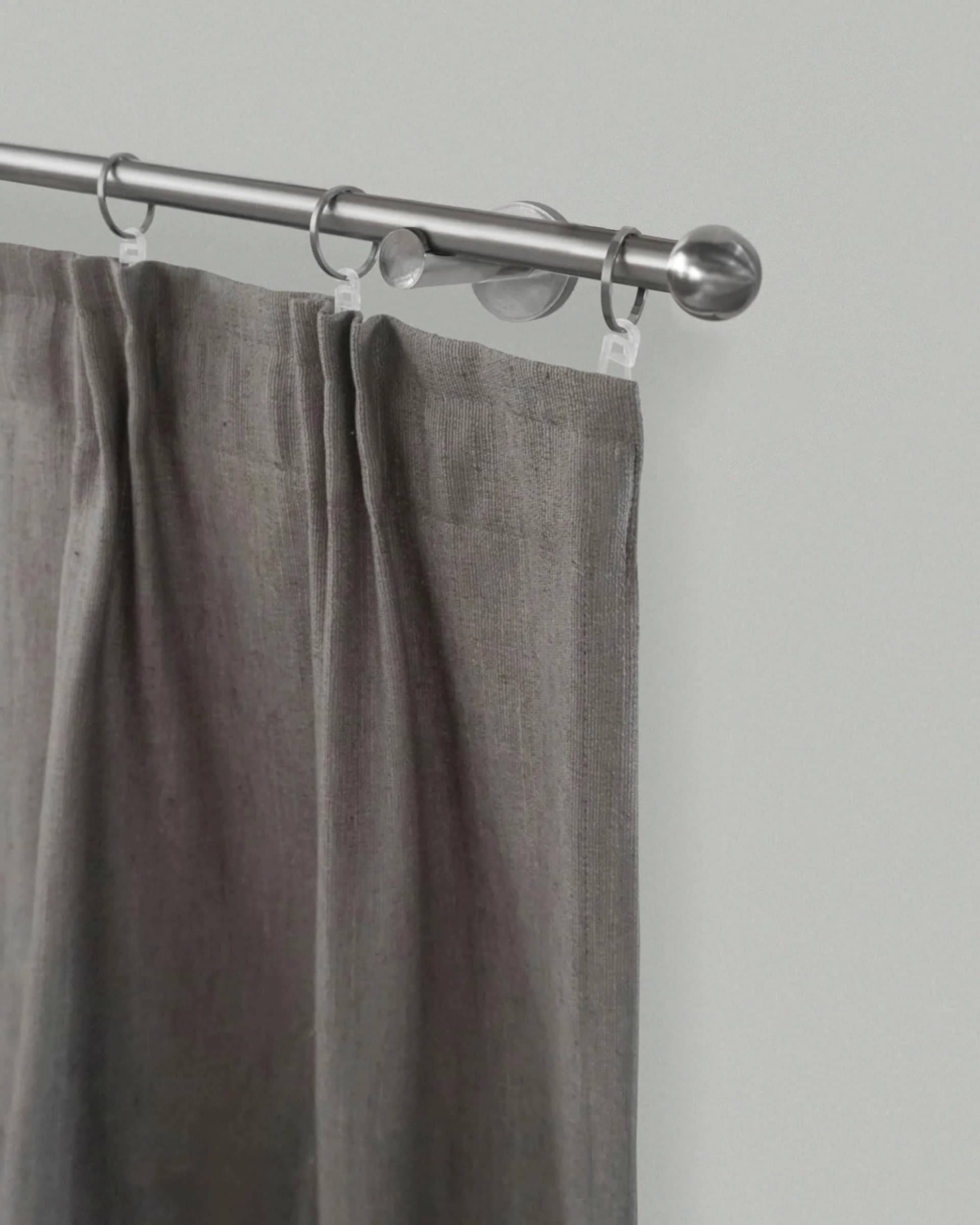 Gardinenstange GARESA Kugel Silber Aluminium Metall