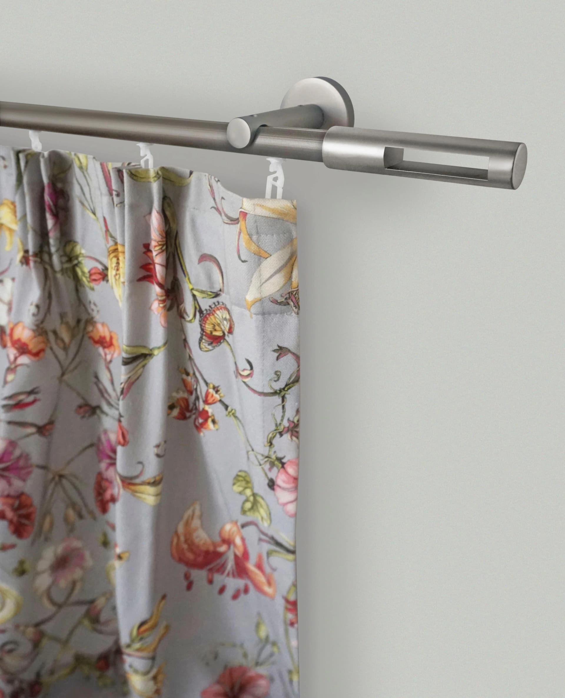 Gardinenstange GARESA SEFRA Grau 110cm Aluminium