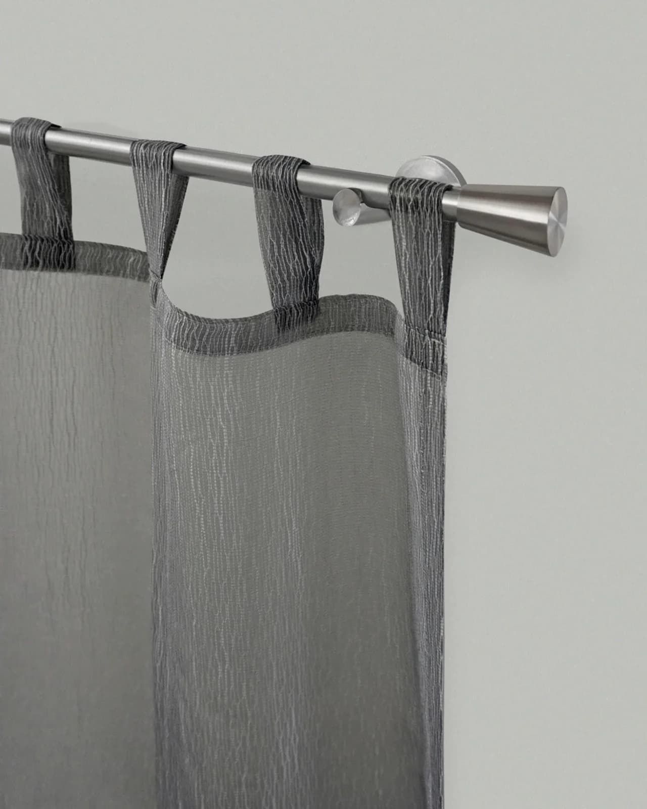 Gardinenstange GARESA Rosa Silber 100cm 16mm Metall
