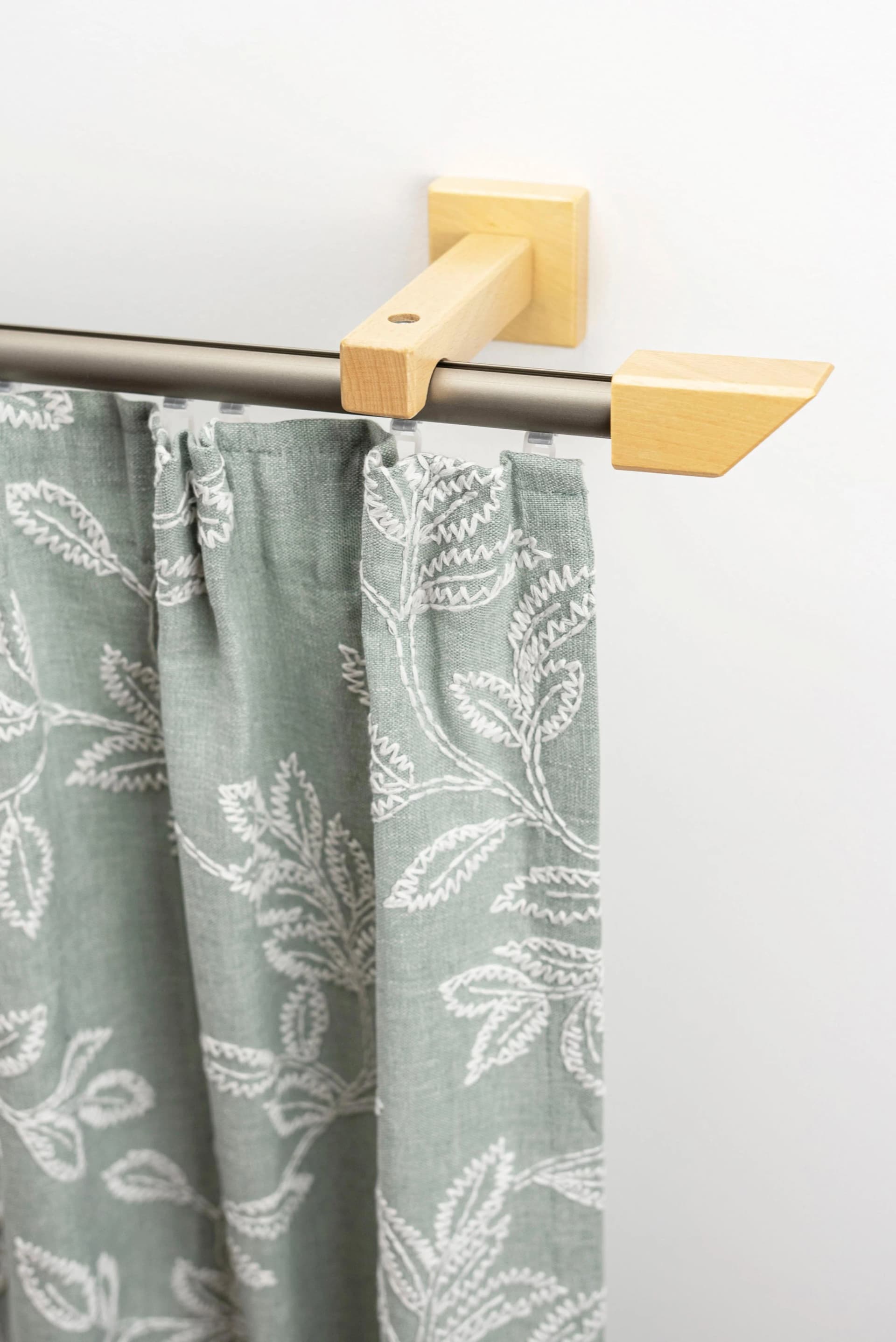GARESA QUADROS Innenlauf Gardinenschiene 560cm Beige Chrom