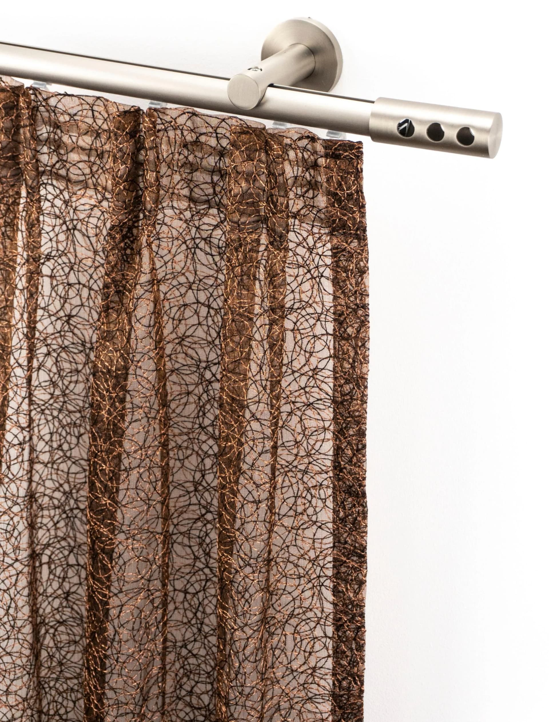 Garesa EASY Gardinenstange Aluminium Gold Silber 600 cm