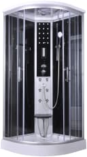 Komplettdusche SANOTECHNIK Comfort Silber Schiebetür Bild 2