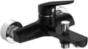 Sanotechnik Wannenarmatur Soho Messing Einhandarmatur Schwarz Chrom Bild 2