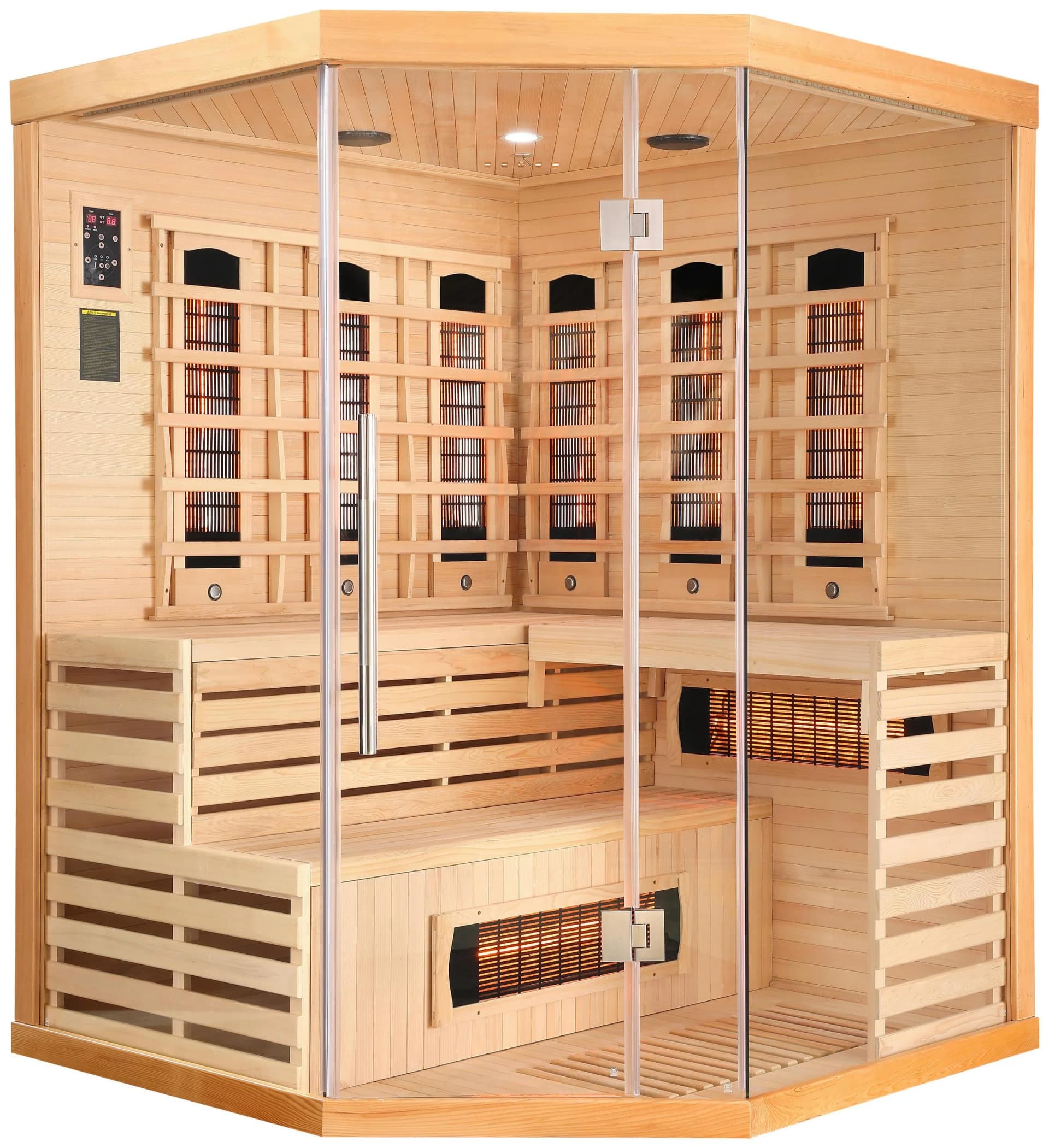 Infrarotkabine Sanotechnik Deluxe Beige Vollspektrumstrahler