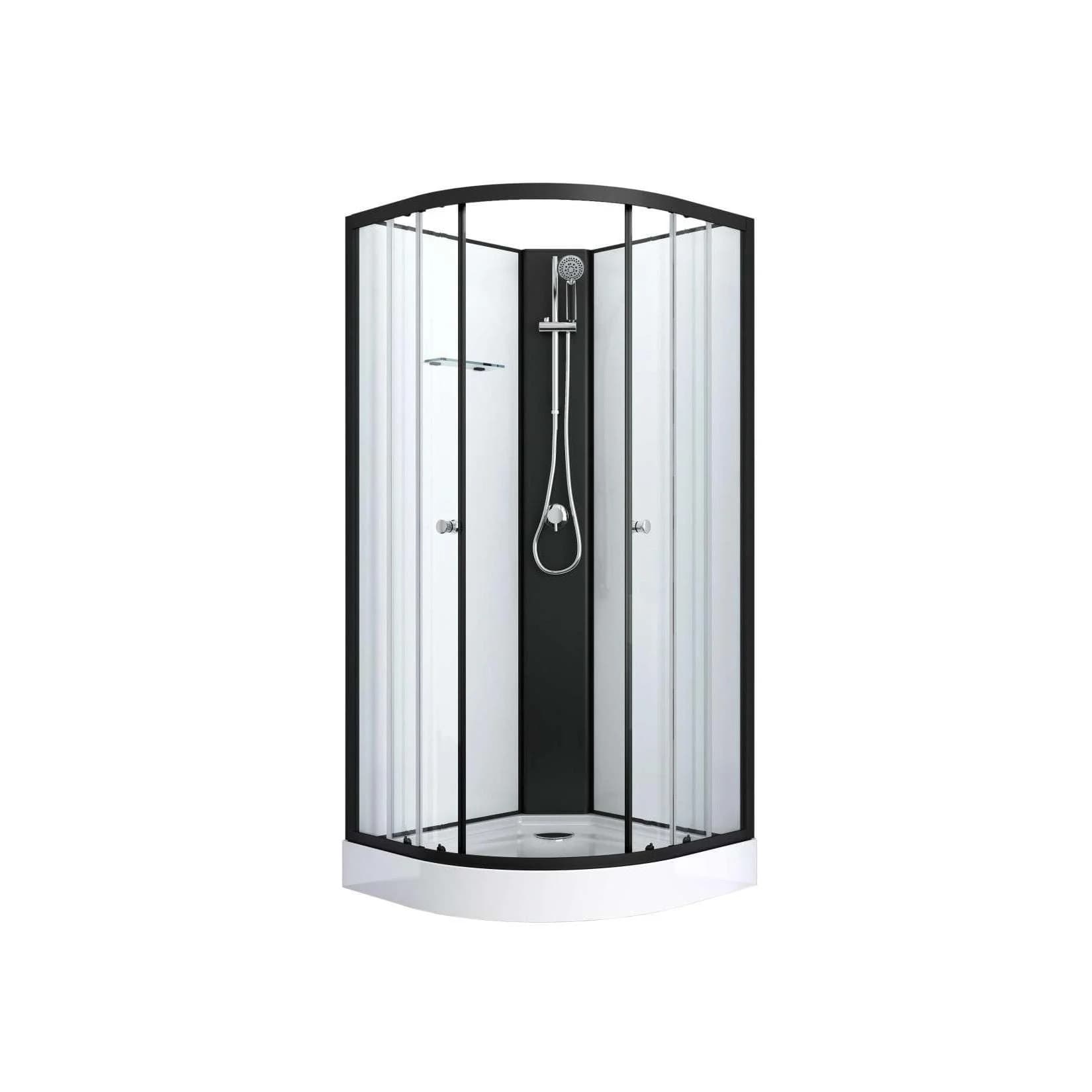 Sanotechnik Komplettdusche BALATON Sicherheitsglas 90x90 cm