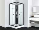 Sanotechnik Komplettdusche STIL Schwarz Sicherheitsglas Bild 3