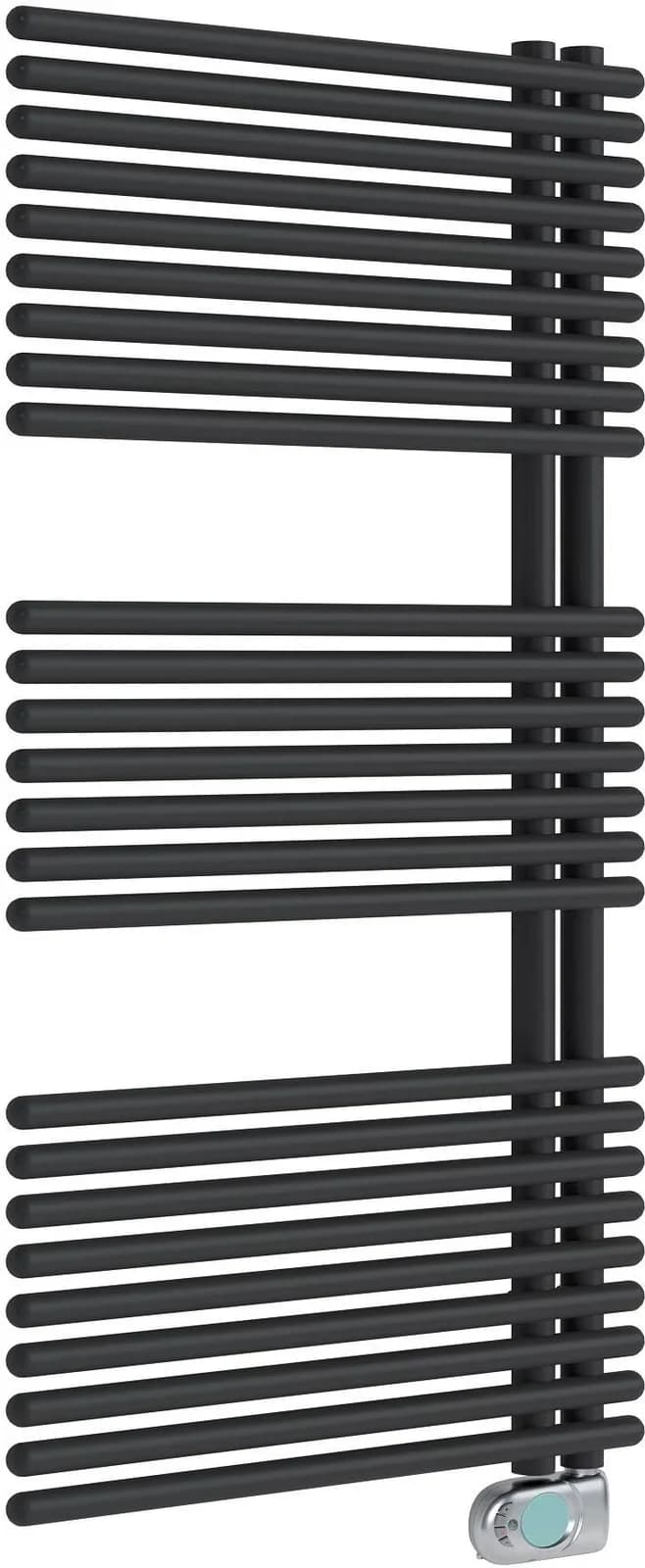 Badheizkörper Wien Sanotechnik Matt Schwarz 60x113,2cm Stahl - Bild 2