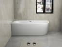 Sanotechnik Badewanne Faro Weiß Kunststoff Verstärkte Außenwände Bild 2