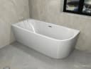 Sanotechnik Badewanne Faro Weiß Kunststoff Verstärkte Außenwände Bild 4