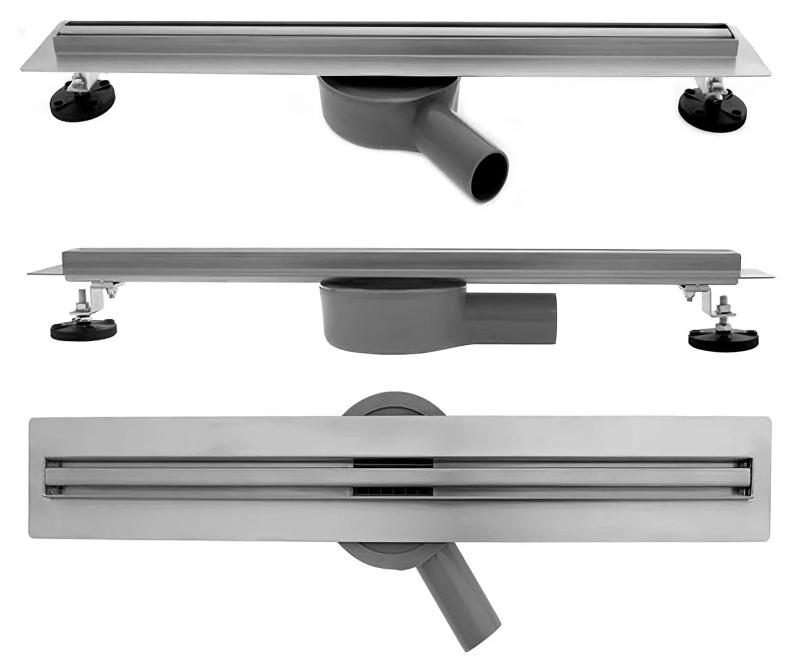 Duschrinne Sanotechnik Nirosta Chrom-Optik Silber 50cm