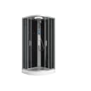 SANOTECHNIK Austin Komplettdusche Schwarz mit LED & Bluetooth Bild 1