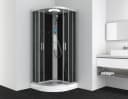 SANOTECHNIK Austin Komplettdusche Schwarz mit LED & Bluetooth Bild 2