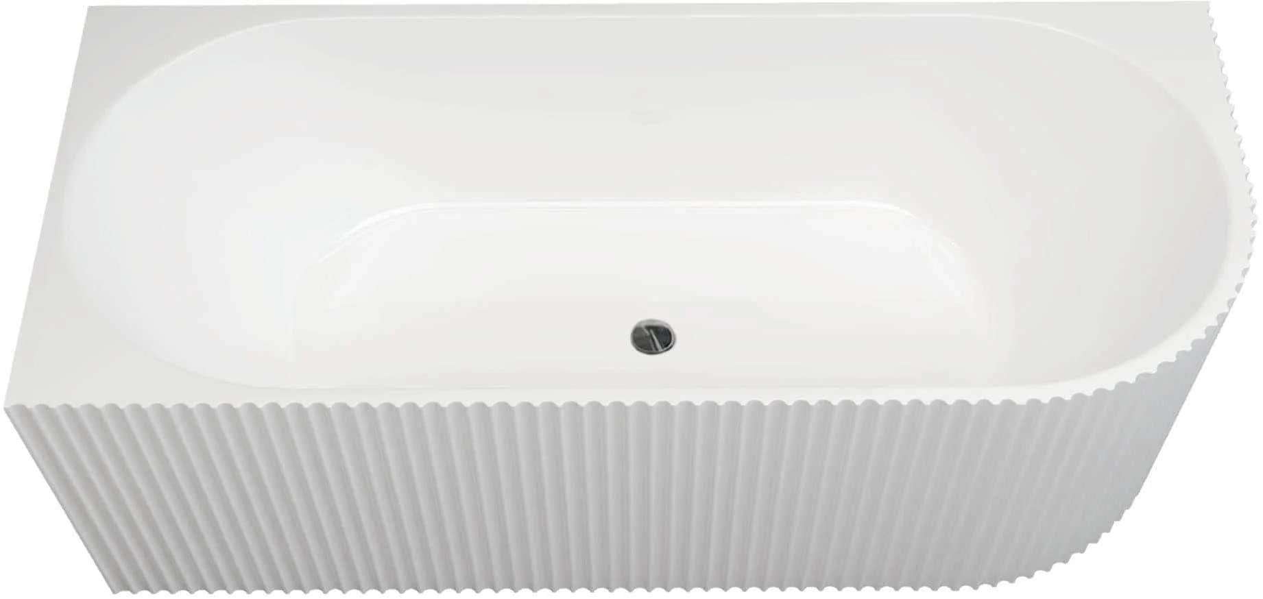 Badewanne SANOTECHNIK Bali Links Weiße Acryl Badewanne