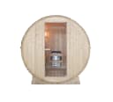 Fasssauna SANOTECHNIK TROMSÖ XL Outdoor Sauna für 6 Personen Bild 2