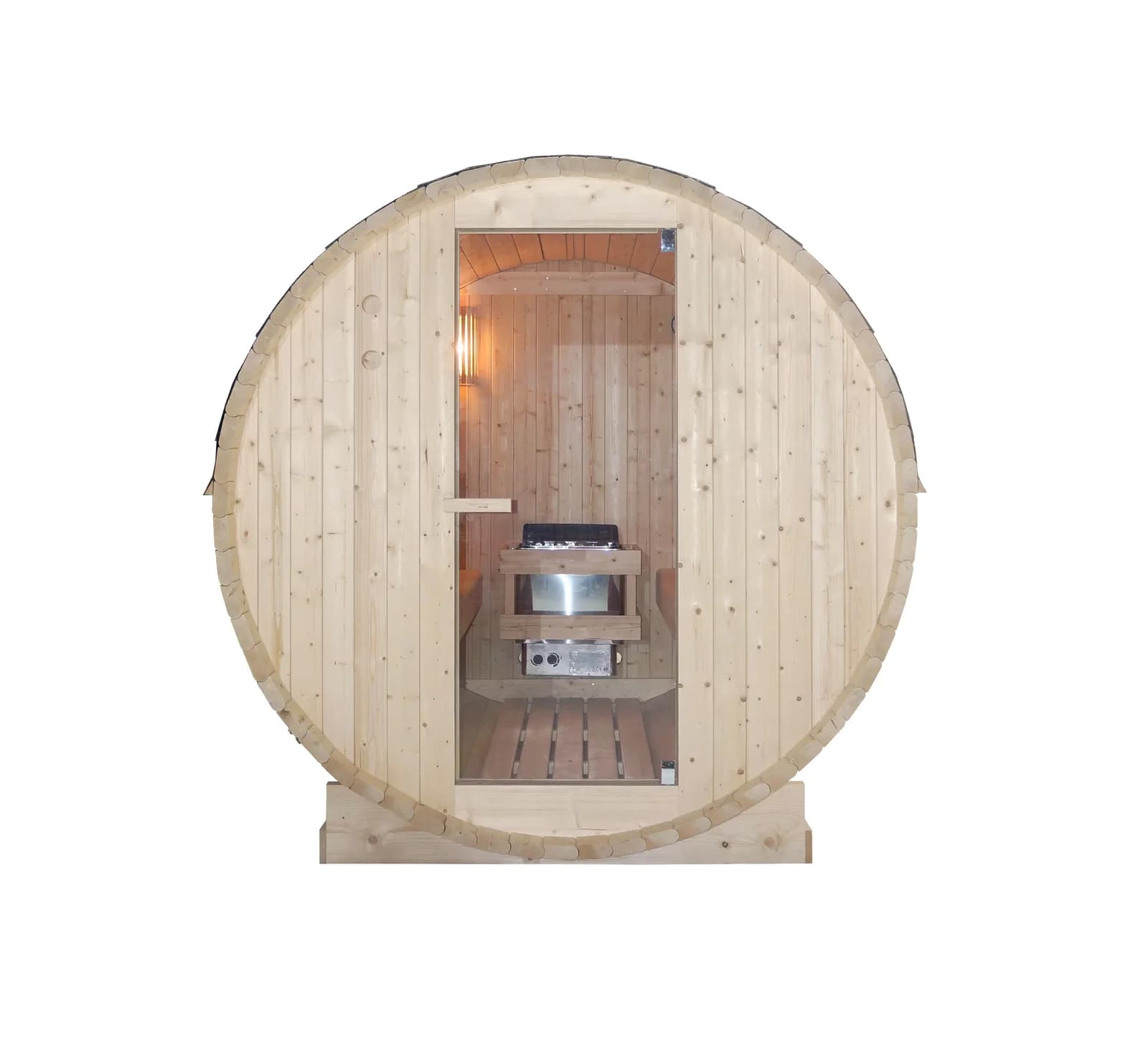 Fasssauna SANOTECHNIK TROMSÖ XL Outdoor Sauna für 6 Personen - Bild 2