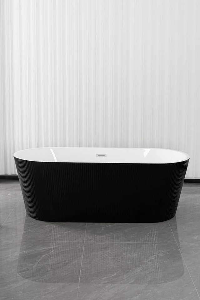Badewanne SANOTECHNIK RENO Schwarz Acryl - Bild 4