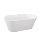 SANOTECHNIK Badewanne YORK Freistehend Oval Weiß Acryl Bild 1