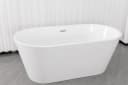 SANOTECHNIK Badewanne YORK Freistehend Oval Weiß Acryl Bild 3