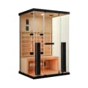 Sanotechnik BILLUND 2 NEU Infrarotkabine 2 Pers. Schwarz Transparent Bild 1